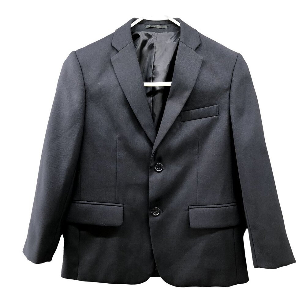 Joey Couture Boys Size 10H Dark Navy Blue Suit Jacket Blazer Formal‎